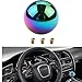 DEWHEL JDM Neo Chrome Round Shift Knob for Both Manual or Automatic Fit Acura Honda Mazda Nissan Toyota 5 Speed 6Speed