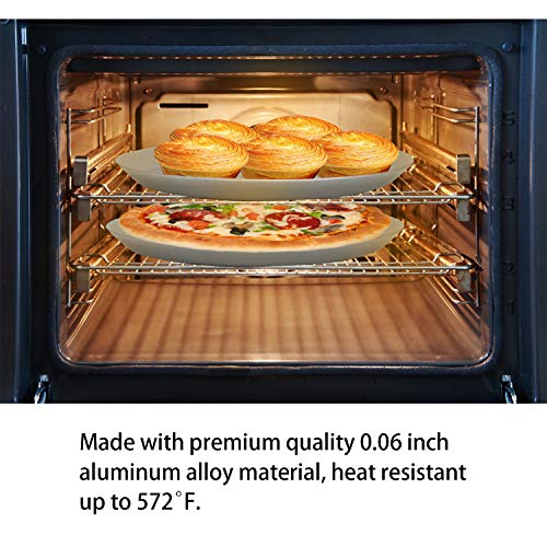 Beasea Pizza Oven Pan, 14 Inch Pizza Crisper Pan With Holes, Round Pizza Tray Perforated Pizza Pan Heavy Duty Aluminum Alloy Pizza Crisper Pan Pizza Baking Tray Bakeware For Home Restaurant Kitchen #TOP6