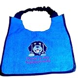 Funny Dog Bandana Bib “Drool is My Superpower” – Waterproof Backing,...