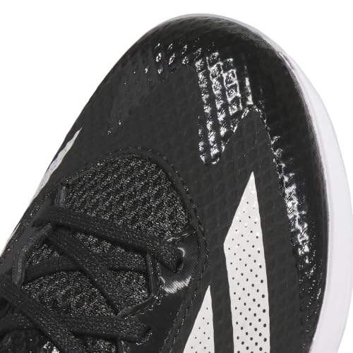 adidas Unisex-Kids Adizero Instict TPU 2.0 Softball, Black/White/Silver Metallic, 4.5 by adidas - Image 6