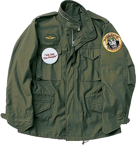 Travis M65 Taxi Driver Military Olive Green Cotton Jacket2