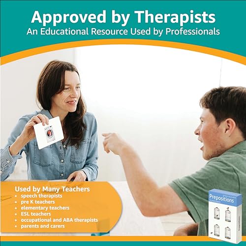 Picture My Picture Prepositions Flash Card Set – Speech Therapy Tool for Vocabulary, Communication & Thinking, Scratch-Resistant with Activity Guide, Suitable for Education, ESL & ABA – Set of 40 - Image 5