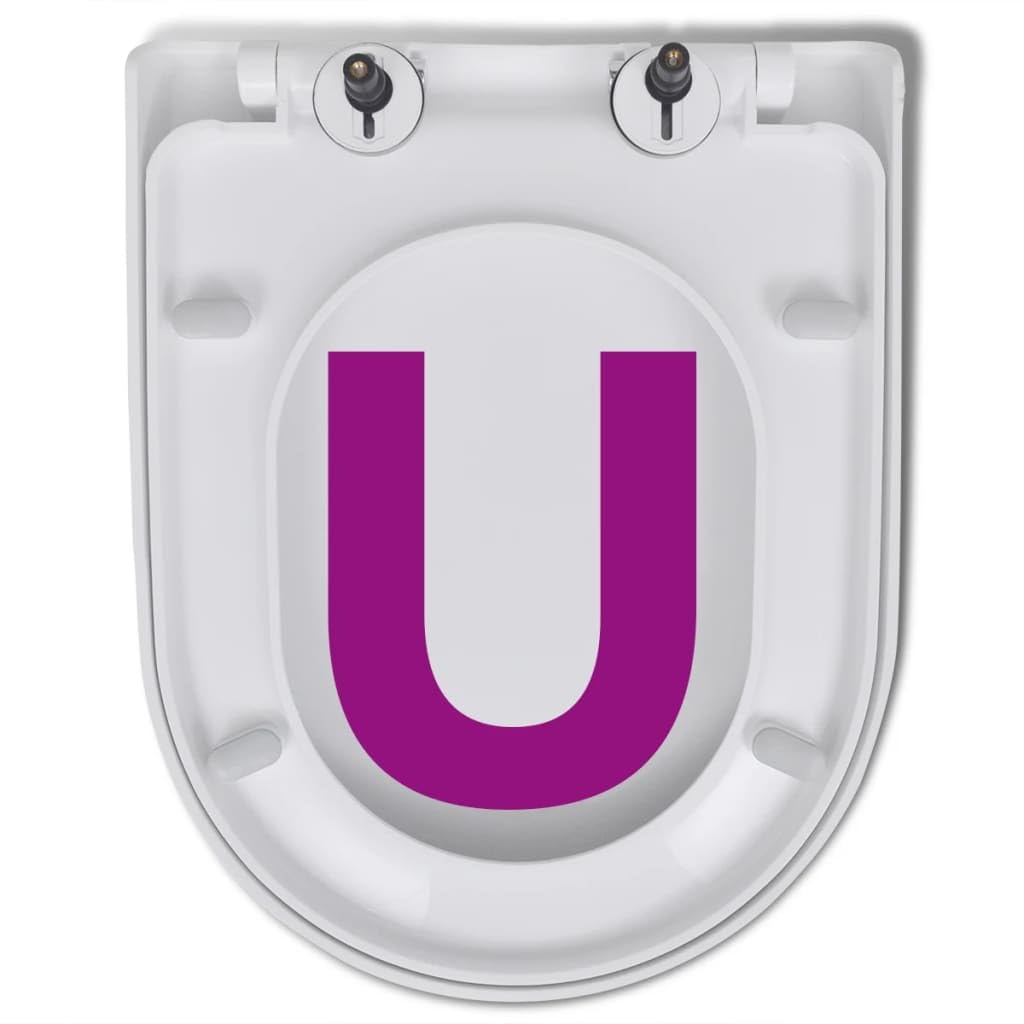 Solivagant Toilettensitze mit Absenkautomatik 2 STK. Kunststoff Weiß, Heimwerkerbedarf,Sanitärbedarf,Zubehör für sanitäre Anlagen,Bidetzubehör,Toilettensitze, 3.76 kg-275930