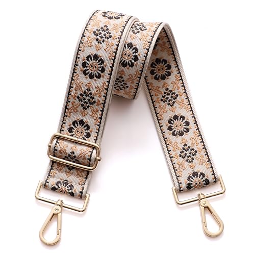 Ruyitycy Purse Strap Replacement Crossbody Handbag Bags belt for Women Purses Straps for Handbag Adjustable Cross Body Replacement Guitar Strap Luggage Shoulder Canvas