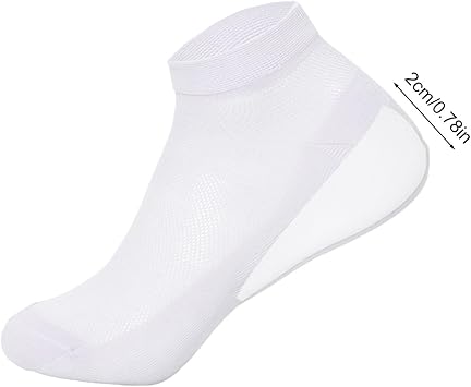 Height Increasing Socks, Invisible Height Booster | Non Slip Boot Insoles, Soft Heel Cups for Foot Support, Leg Length Discrepancies, Sneakers