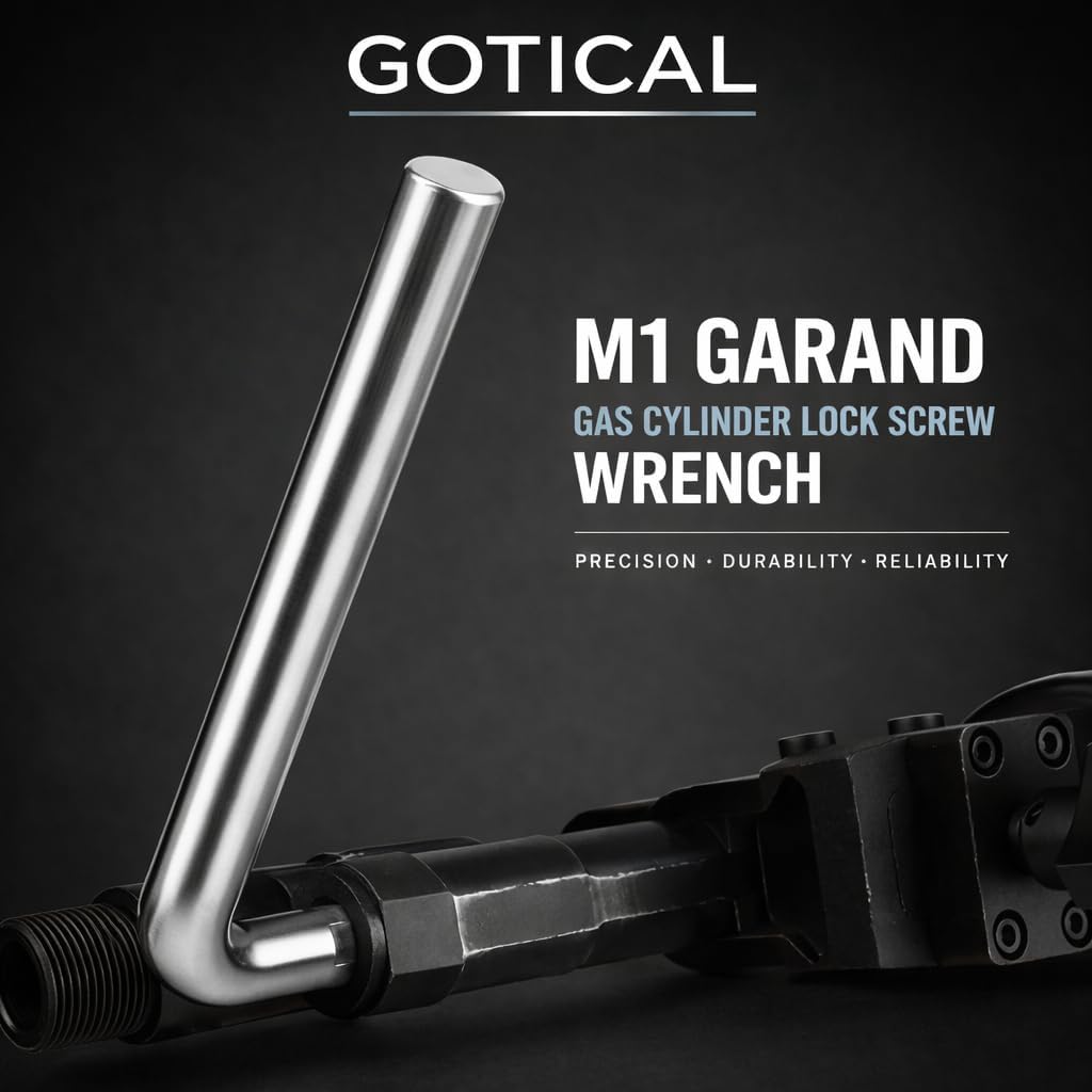 M1 Garand Gas Cylinder Lock Screw Wrench Tool for Removing Gas Plug Steel Strong Grip Sturdy and Well Built For Conventional Gas Plugs