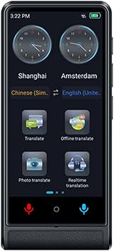 WIFI BT Language Translator Device Support Online & Offline & Photo Translation Instant Translation Device for Travel Business Learning