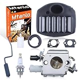 Mtanlo Carburetor Tune-up Service Kit for Husqvarna 359 357 357XP Jonsered CS2156 CS2159 Chainsaw Zama C3-EL42 505203001 Throttle Lever Gaskets Parts