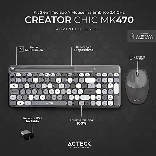Accesorios De Computadoras, Personal Computer mouse acteck inalambrico Marca Acteck (2)