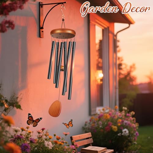Winzwon Wind Chimes for Outside House Warming Gifts for Women, New Home Gift Men, Outdoor Gifts for Neighbor Hotness Parents Garden Hanging Metal Windchimes Outdoors for Patio Porch Yard Decor