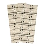 Ritz Royale Collection 100% Combed Terry Cotton, Highly Absorbent, Oversized Checked Kitchen Towel...