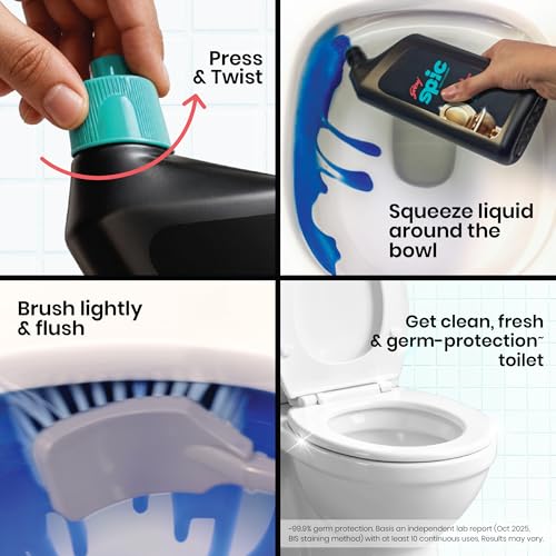 Image of Toilet Cleaner - 1 L | Disinfectant Toilet Cleaner | Original | Kills 99.9% Germs