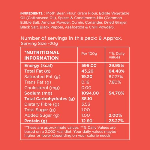 Image of Open Secret Namkeen | 175g | Bhujia, Namkeen Snacks, Bhujia Sev, Healthy Snacks, Unjunked, Baked Not Fried, No Palm Oil, Zero Trans Fat, No Cholesterol (Pack of 3)