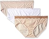 Olga Women's Without a Stitch Lace Hipster 3-Pack Panty