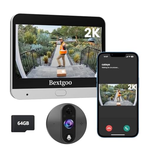 Bextgoo 2K Wireless Door Peephole Camera