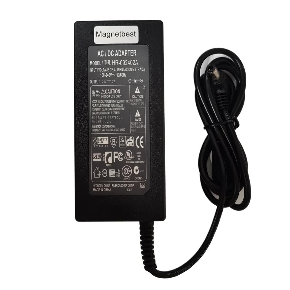 TNNBNT 24V 2A AC DC Adapter Charger For 5050 3528 for LED Light CCTV 24V2A 48W Switch Power Supply 5.5 * 2.5/2.1mm(EU CABLE)