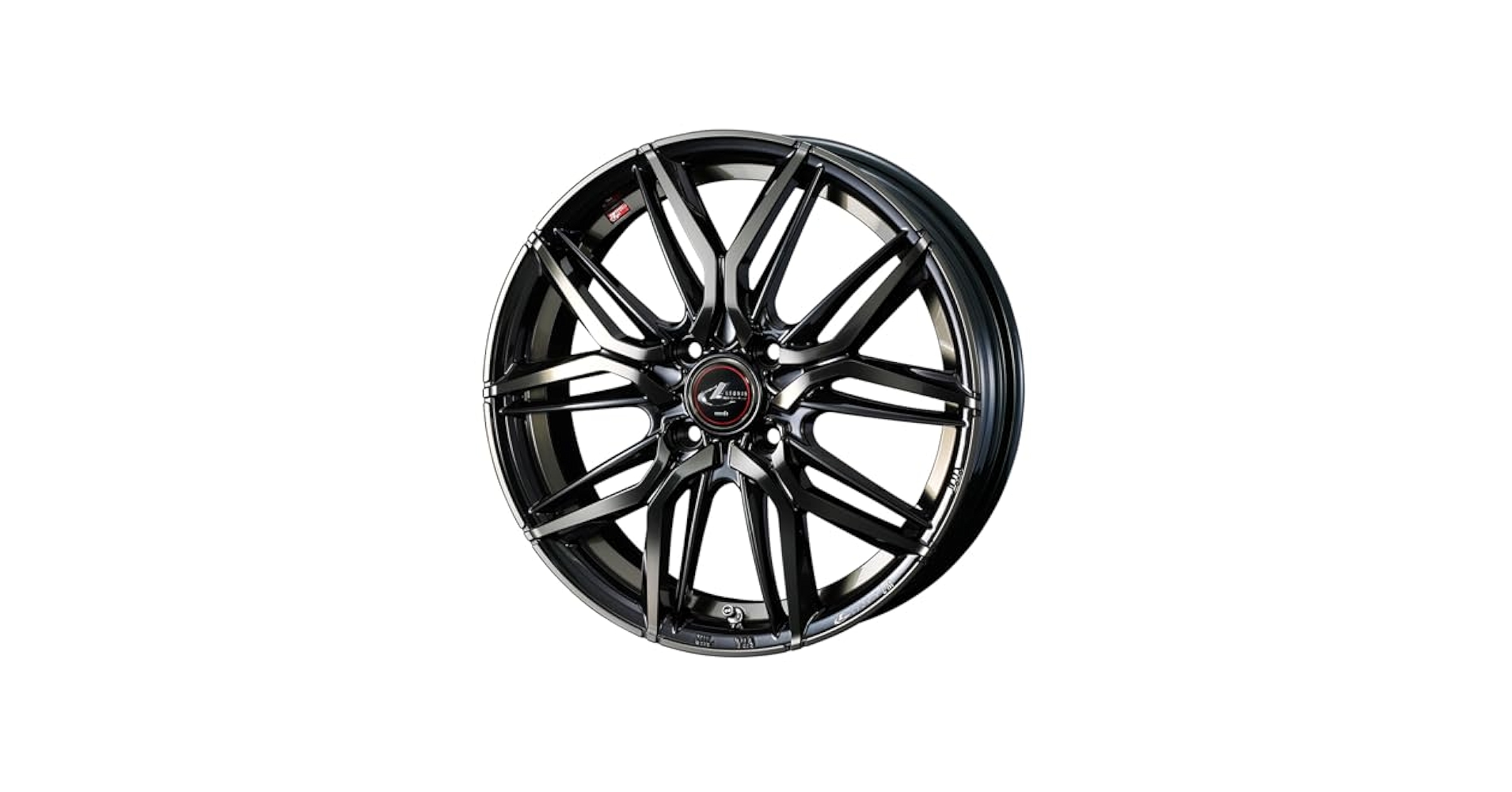 Weds レオニスLM 17インチホイールのみ　４本！PCD100 ライズ等 WEDS ウェッズ ホイール レオニスLM ライズハイブリッド A200系