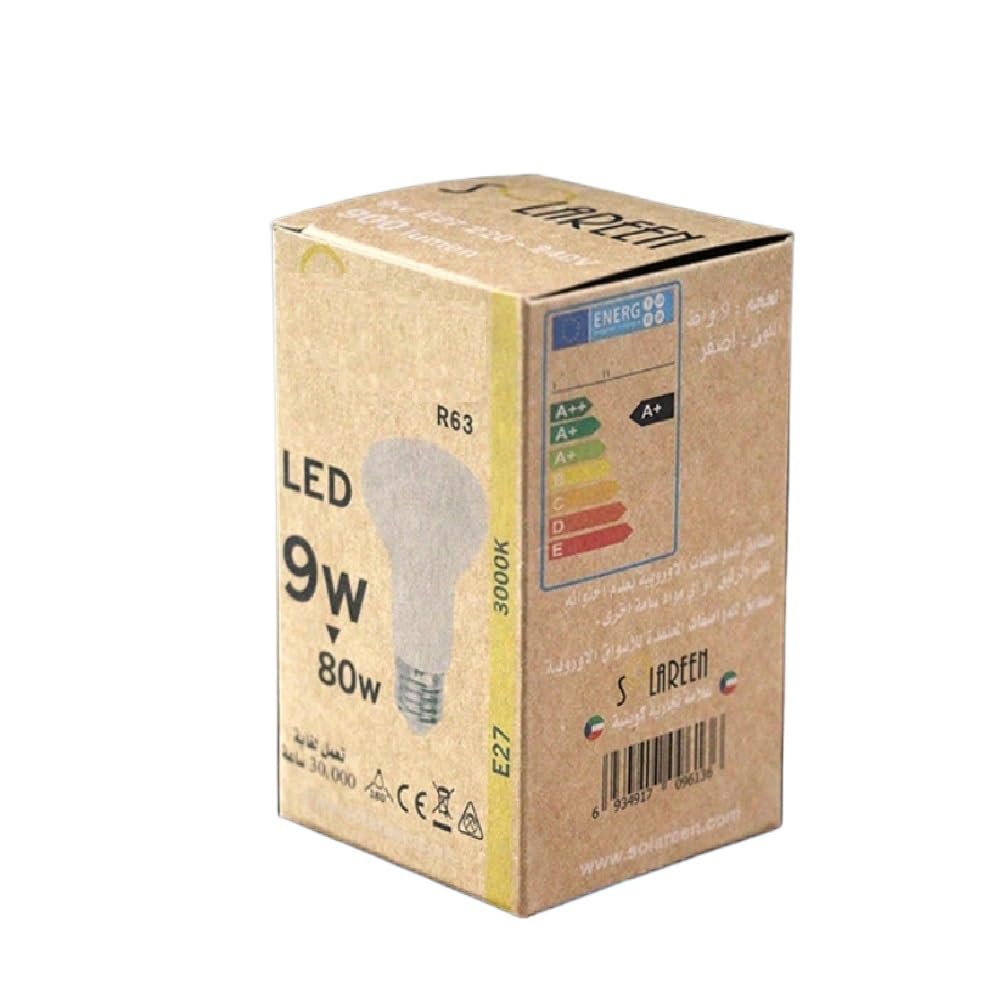 fengyan Casa bombillas 20 unids/lote R38 E14 R50 E27R63 6 W/9 W/12 W plástico + aluminio blanco cálido luz AC220V-240V bombilla Led Familiar Lámpara ( Color : 6500k cool white , Talla : E14 9w )