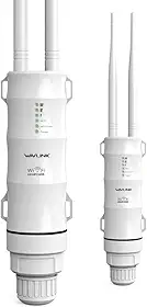 WAVLINK AC600 Extensor WiFi externo de banda dupla, à prova de intempéries, amplificador WiFi de longo alcance, suporta modos de ponto de acesso/repetidor/roteador