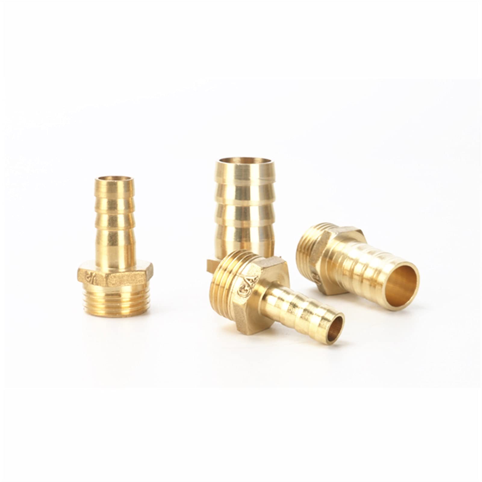 Ziluao Qinlu-Brass Connector Hose Fitting Brass Pipe Fitting 4mm-19mm Hose Barb Tail 1/8