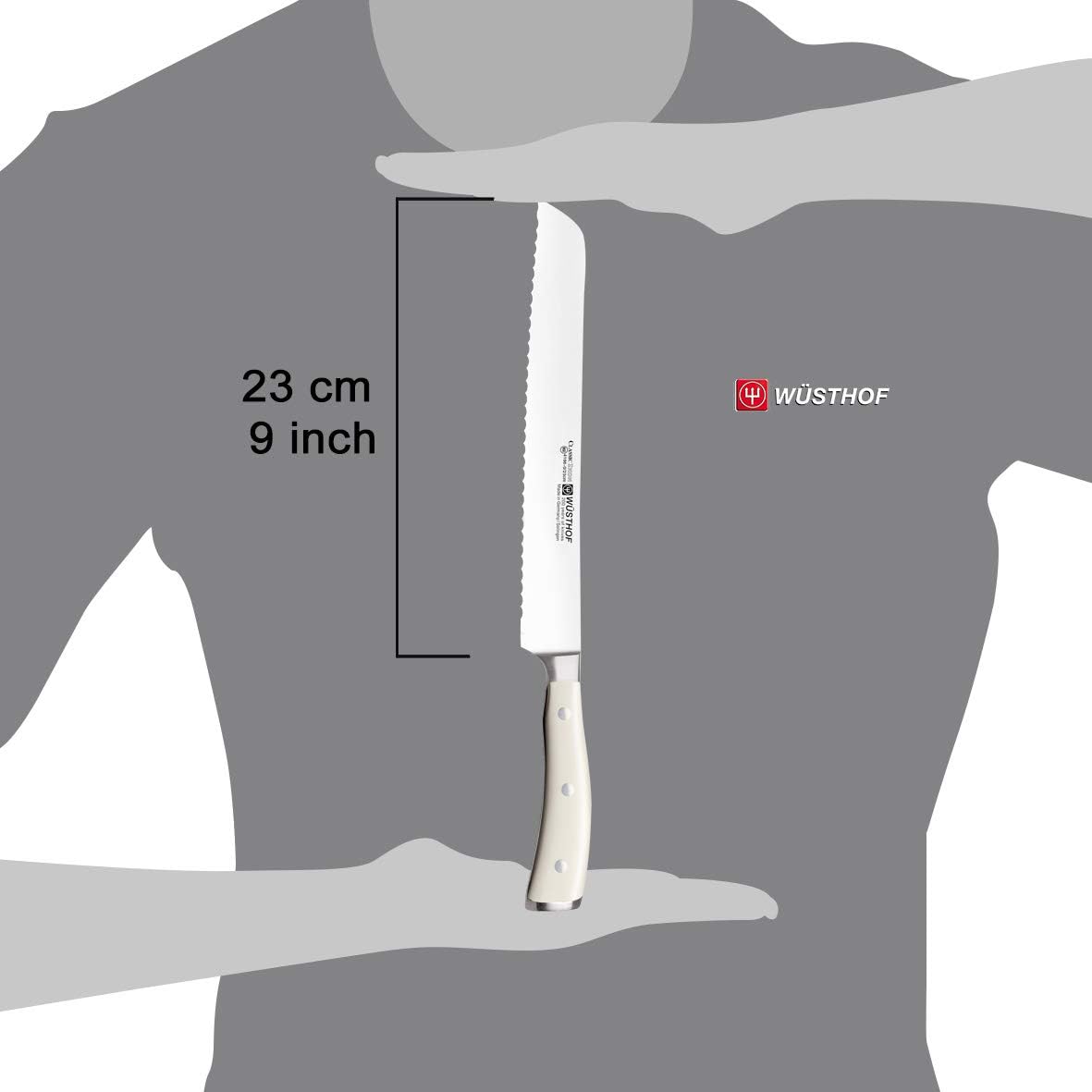 Wüsthof Classic Ikon Crème 9 Inch Bread Knife