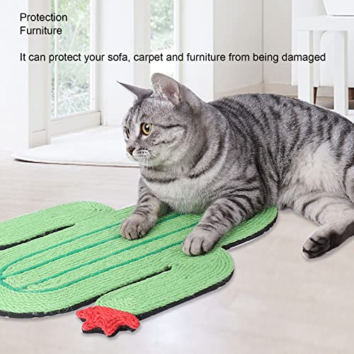 Tapete arranhador para gatos, resistente a arranhões, bonito, seguro, durável, tapete de arranhar pa