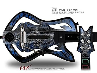 Contrast Decal Style Skin - fits Warriors Of Rock Guitar Hero Guitar GUITAR NOT INCLUDED