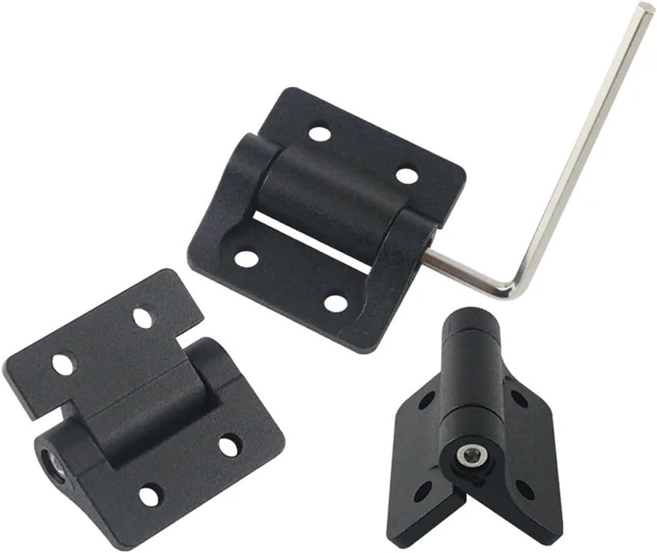 Adjustable Damping Hinge Torque Arbitrary Stop Positioning Device Zinc Alloy 1Pcs(Small 0.1-2.0N.m)