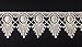 2 Yards, Venise Lace Trim, Royal FLOWER,, 1.75 Inches; Ivory