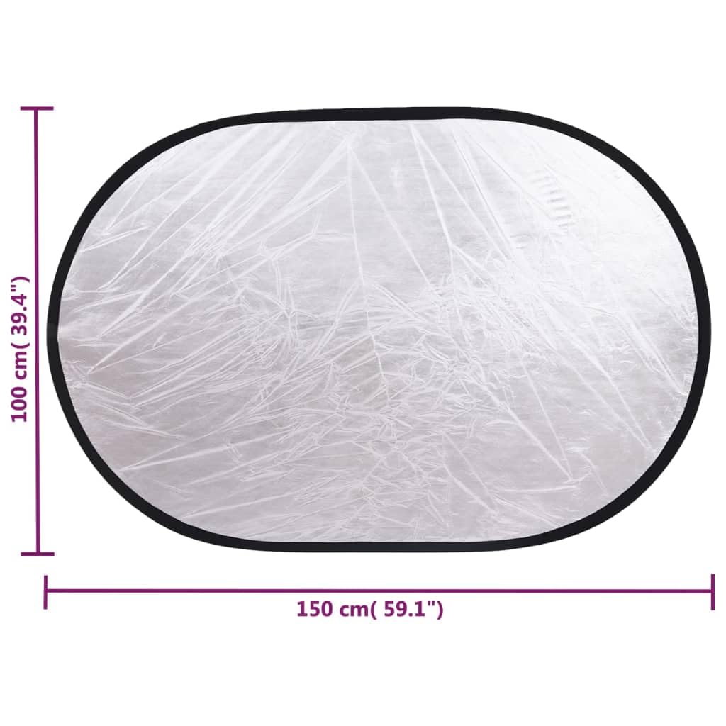 Kit de estudio fotográfico con lámparas LED de luz diurna regulable 5500K, 2 trípodes, fondo de 200 x 150 cm, reflector 5 en 1, ideal para fotografía, vlogging, streaming, retratos y