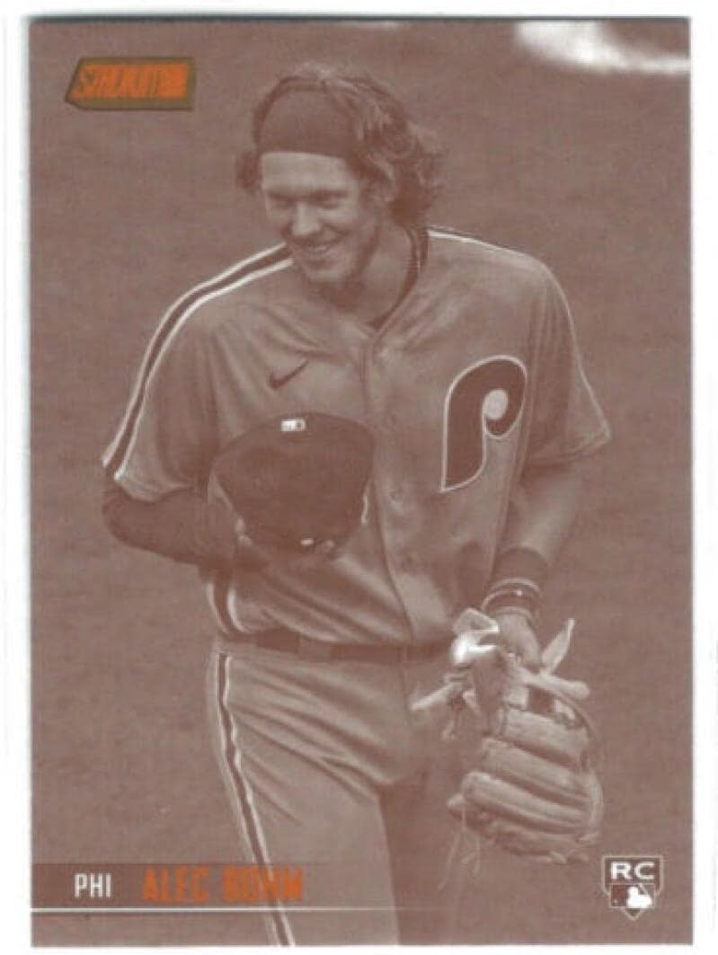 2021 Topps Stadium Club Sepia #112 Alec Bohm RC - Rookie Card Philadelphia Phillies Baseball NM-MT