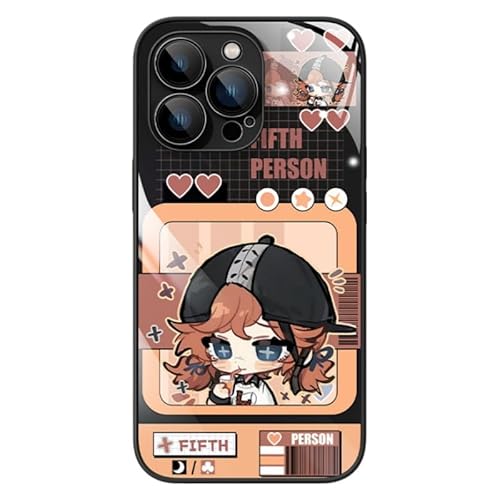 IdentityV ��ܐl�i �b���i���[�u�E�T�x�_�[ iPhone16/17�p�� �X�}�z�P�[�X iPhone15promax iPhone13 iPhone14 iPhoneSE��3���� �g�уJ�o�[ �����K���X �S�ʕی� �l�C �N���ȃv�����g �a����