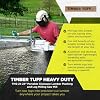 Timber Tuff Portable Sawmill 24-Inch Chainsaw Milling Attachment, Adjustable Lumber Cutting Guide for Logs and Wood Planks, TMS-24, Silver