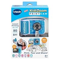 VTech Kidizoom PrintCam - Educational Digital Printing Camera - 549103 - Blue