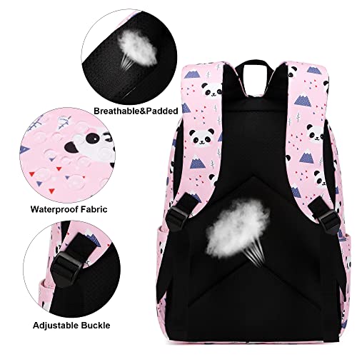 Mimfutu Mochila escolar para meninas adolescentes, conjunto de mochila infantil 3 em 1, mochilas esc