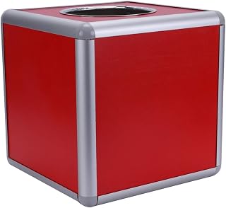 NUOBESTY 20CM Lottery Lucky Box Square Raffle Ball Game Box Multifunctional Storage Ticket Box Card Bonus Ball Storage Container