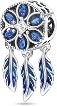 Charms Abalorios Colgante para mujer, plata de ley 925, compatible con pulseras y collares Pandora, compatible con pulseras europeas para mujeres y niñas B1