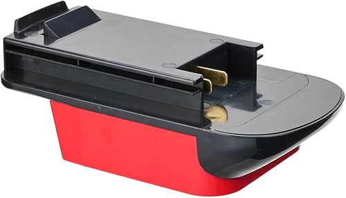 Miniatura 5 de 1 adaptador solo para herramientas inalámbricas Black & Decker Old de 18 V, compatible con baterías de litio rojas Milwaukee M18, solo adaptador