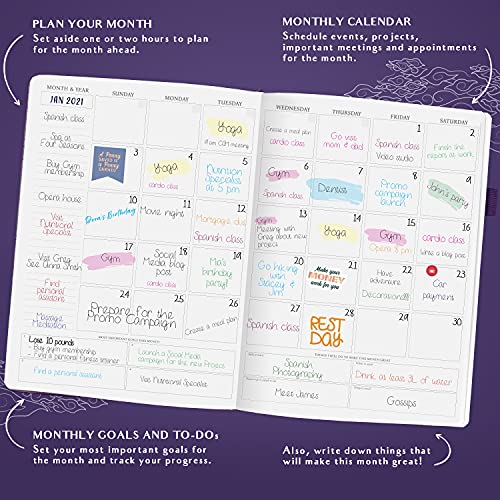 Image of Legend Planner PRO Schedule (Purple, A4 (8.5 inch x 11 inch))