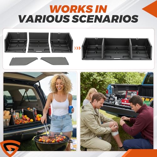 image for GEARLAST 56 inch Truck Bed Cargo Box, Truck Bed Organizers and Storage