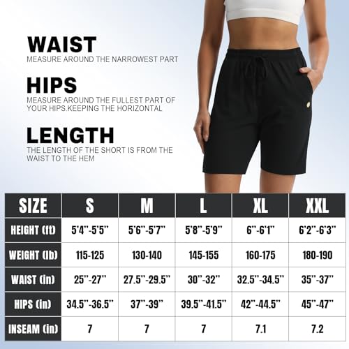 Luckycatcus LUCKYCATCUS-BERMUDASHORTS-10 Women'S 7 Inch Bermuda Shorts Jersey Shorts thumb #6