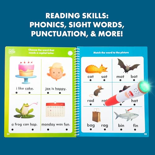 Educational Insights Hot Dots Let's Learn Kindergarten Reading Set - Kindergarten Workbooks with Interactive Pen, Homeschool Learning Activities, Learn to Read Activity Books for Kids Ages 5+ by Educational Insights - Image 5