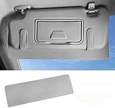 New Clip-On Car Sun Visor Extender - Anti-Glare Sunshade with UV Rays Blocking Function (Light grey)