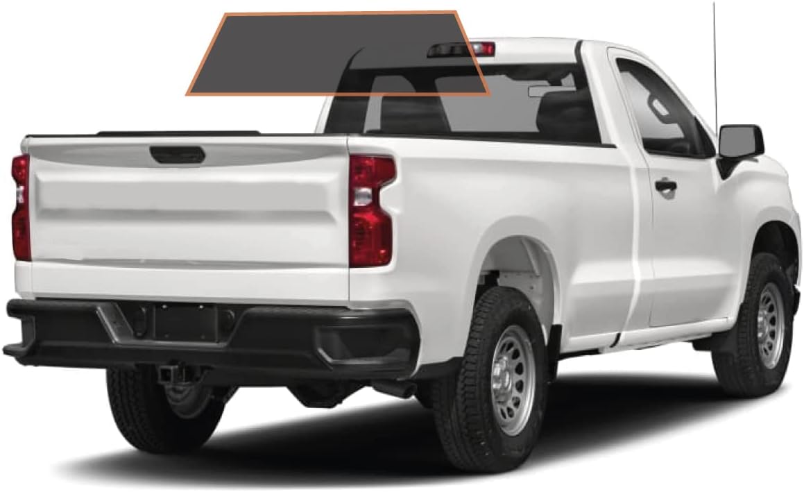 MotoShield Pro Premium Professional 2Mil Nano Ceramic Precut Window Tint Film for 2019-2021 Chevrolet Silverado 1500 Standard Cab — (Front Driver/Passenger 35%)