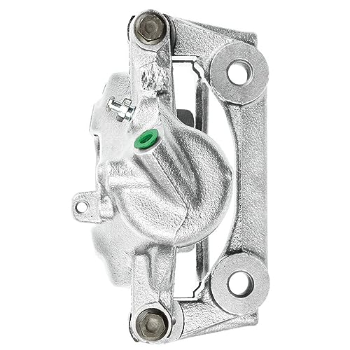 Image of Detroit Axle - Rear Right Brake Caliper w /Bracket Replacement for Dodge Freightliner Mercedes-Benz Sprinter 2500