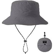 Sun Hats for Men Women Waterproof UPF 50+ Bucket Hat Protection Hat for Fishing Hiking Garden Safari Beach