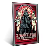 Poster métallique Star Wars sous licence officielle : revivez la saga épique Star Wars dans une qualité époustouflante avec cette image métallique exclusive pour collectionneurs. Qu'il s'agisse de héros emblématiques tels que Luke Skywalker, Dark Vador et Yoda ou de scènes impressionnantes issues d'une galaxie lointaine, ce poster métallique haut de gamme apporte toute la magie de Star Wars directement sur votre mur.