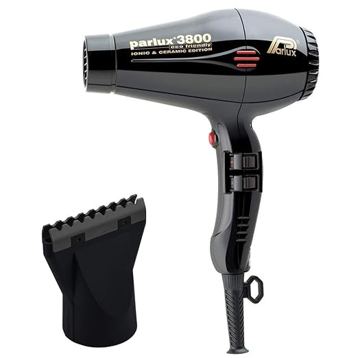 Parlux 3800 - Secador de pelo de cerámica y iónico, color negro : Belleza y  Cuidado Personal - Amazon.com