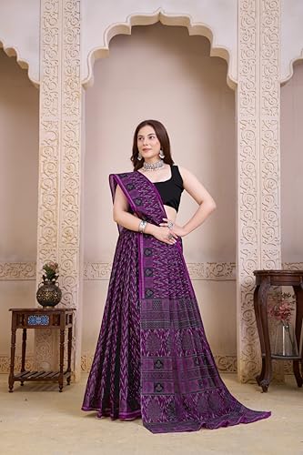 Image of TAMAIRA FASHION Mulmul Pure Cotton Saree For Woman |Office Wear Daily Wear Daily Wear Sarees For Women Without Blouse Piece(Available in 12 Colours)