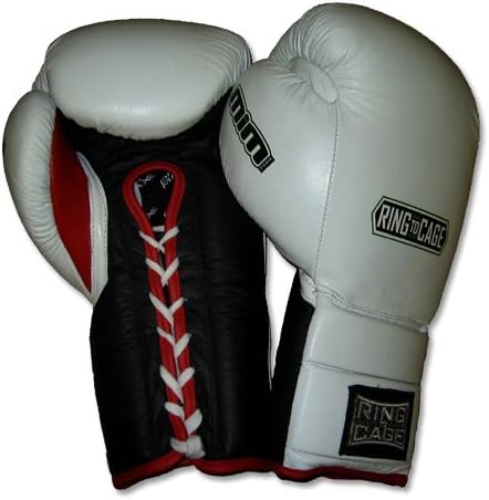 Miniatura 6 de Deluxe MiM-Foam Sparring - Guantes de boxeo con cordones para Muay Thai, MMA, Kickboxing, Boxeo